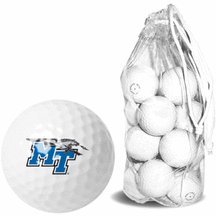 Middle Tennessee State Blue Raiders Ncaa 15 Golf Ball Clear Pack