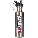 Minnesota Twins - MLB 26oz stainless steel water bottle with Pop-up Spout