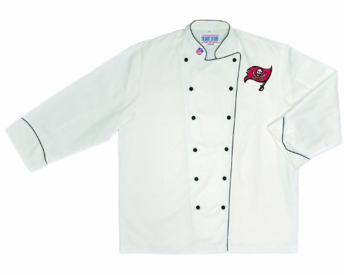 Tailgate 29 Chef NFL Tampa Bay Buccaneers Premium Chef Coat (Large)