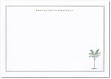 Spritely Palm Tree Bamboo Flat Note Card