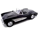 1957 Chevrolet Corvette Convt Black 1:18 Diecast Model