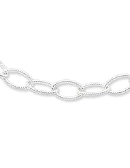 Sterling Silver Link Necklace - 24 Inch