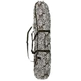 Burton Space Sack 166 Snowboard Travel Bag, Antique Ivory Zebra