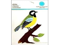 Martha Stewart Sticker Green Bird/Branch