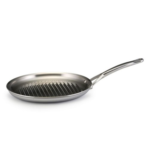 Bonjour Stainless Steel Clad 12 Inch Round Grill Pan Bonjour Stainless Steel Clad 12 Inch Round Grill Pan