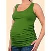 A Pea in the Pod: Sleeveless Scoop Neck Ruched Maternity Tank Top
