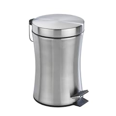 WENKO 18957100 Kosmetik-Treteimer Pieno - Edelstahl matt, rostfrei, 3 Liter, � 17 x 25 cm