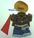 Cowboy Outfit fits most Webkinz, Shining Star and 8 - 10 Make Your Own Stuffed Animals