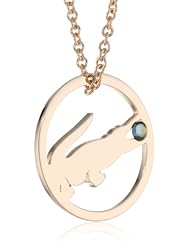 Circular Croc Necklace