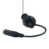 CCTV Spy Security Colour Camera 380TV 1/3 Sharp CMOS Sensor Wireless with Receiver Internal Infra Red Day & Night Small Adjustable Focus 4 LED 0LUX 6MM (42 DEGREES)