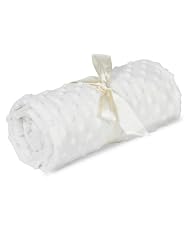 Bubble Velboa Pram Blanket - Cream