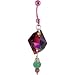 Cosmic Volcano Titanium Mood Belly Ring
