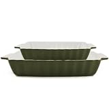 Rectangular Bakeware 2 Piece Set Green Large & Small