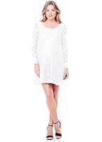 Ingrid & Isabel Women's Maternity Dot Lace Dress
