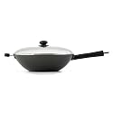 Helen Chen's Asian Kitchen Excalibur Nonstick 14-Inch Lidded Wok