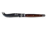 Laguiole Set of Two Cheese Knives, Mahogany