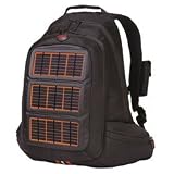 Solar Charging Backpack, Orange Panels