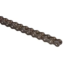 HKK Single Strand Roller Chain, Riveted, Carbon Steel