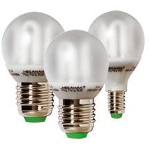 Ampoule &agrave; &eacute;conomie d'&eacute;nergie Megaman - S&eacute;rie PING PONG culot E14 - 7 Watts