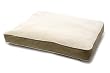 Dog Gone Smart Bed Canvas with Sherpa Top Rectangular Pet Bed with Ecru Piping, Khaki, Large Dog Gone Smart Bed Canvas with Sherpa Top Rectangular Pet Bed with Ecru Piping, Khaki, Large