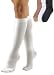 FLA Activa Sheer Therapy Knee High 15-20 mmHg Closed Toe, Size C - White