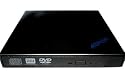 AGPtek Slim Lightscribe External Laptop Notebook Rewriteable CD and 8X DVD +/- RW Double/Dual Layer Read/write DVD Drive for HP Mini 1010NR 1110NR 1120NR 1137NR 1035NR 1150NR 1035NR 1140NR 1101 N270 110 1000 1115NR 2140 seires Mini-Note HP 2133-KX870AT HP 2133-KX868AT seriese Laptops USB 2.0