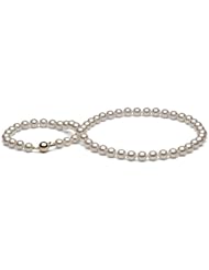 AA+ Quality, 18-inch, 7.0-7.5 mm, White Akoya Pearl Necklace