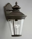 Outdoor Wall lantern in Olde Bronze, Clear glass