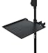 Gator Frameworks Microphone Stand Clamp-On Utility Shelf with 10 Pound Weight Capacity, 9
