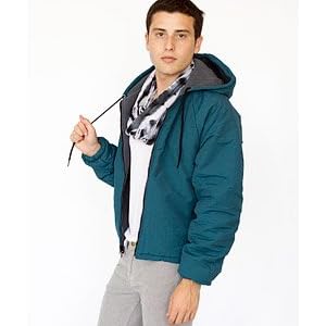 American Apparel Slub Nylon Fleece-Lined Parka by American Apparel