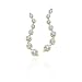 14K Yellow Gold 0.15 ct. Diamond Journey of Love Curve Earrings