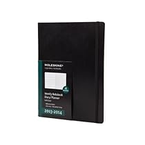 Moleskine 2013-2014 Weekly Planner, 18 Month, Extra Large, Black, Soft Cover (7.5 x 10) (Planners & Datebooks) Moleskine 2013-2014 Weekly Planner, 18 Month, Extra Large, Black, Soft Cover (7.5 x 10) (Planners & Datebooks)