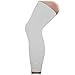 COOLOMG (1 Pair Basketball Compression Knee Sleeves Long Leg Sleeves for Kids Youth Adult White M