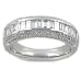 Wedding Ring 18K White Gold With Diamonds #SKIO