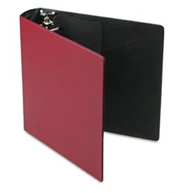 Top Performance DXL Locking D-Ring Binder With Label Holder, 2 Cap, Burgundy