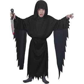 CHILDRENS/KIDS SCREAM HALLOWEEN FANCY DRESS COSTUME 6-8