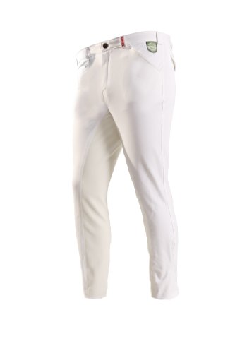 Ultrasport RTS Bentex Herren Reithose mit Vollbesatz, wei&szlig;, 102, 1004-100-102