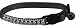 East Side Collection Black Rhinestone Cat Collar