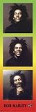 Bob Marley - Three Pics 12x36