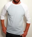 Alternative Apparel aa 1001 Vintage Baseball Jersey Raglan 3/4 Sleeve