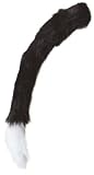 Cat Tail Black with White Tip
