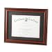 DAX Desk/Wall Photo Frame, Wood, 11 x 14 Inches, Rosewood/Black (N15786ST)