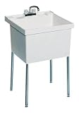 Swanstone ST-1F Laundry Tub, White