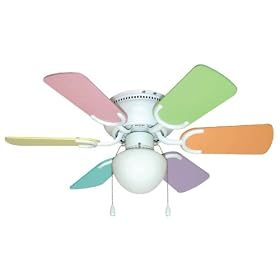 Aloha 30" Ceiling Fan - Multicolor by Aloha