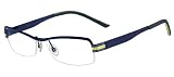GUCCI WOMENS Blue EYEGLASSES STAINLESS STEEL FRAME GG