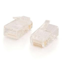 Cables To Go 45210 Rj45 Cat 5 (25pack) Modular Plug For Round Stranded Cable
