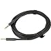 Musicians Gear Professional 1/4 Straight Instrument Cable, Black 10 Foot