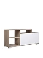 Kenyap Mueble Para TV Nasya Blanco / Marrón 135 x 59 x 45