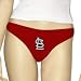 St Louis Cardinals Ladies Red Amour Thong (X-Large)