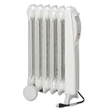 Oil-Filled 1500W Electric Radiator Heater, Steel ...